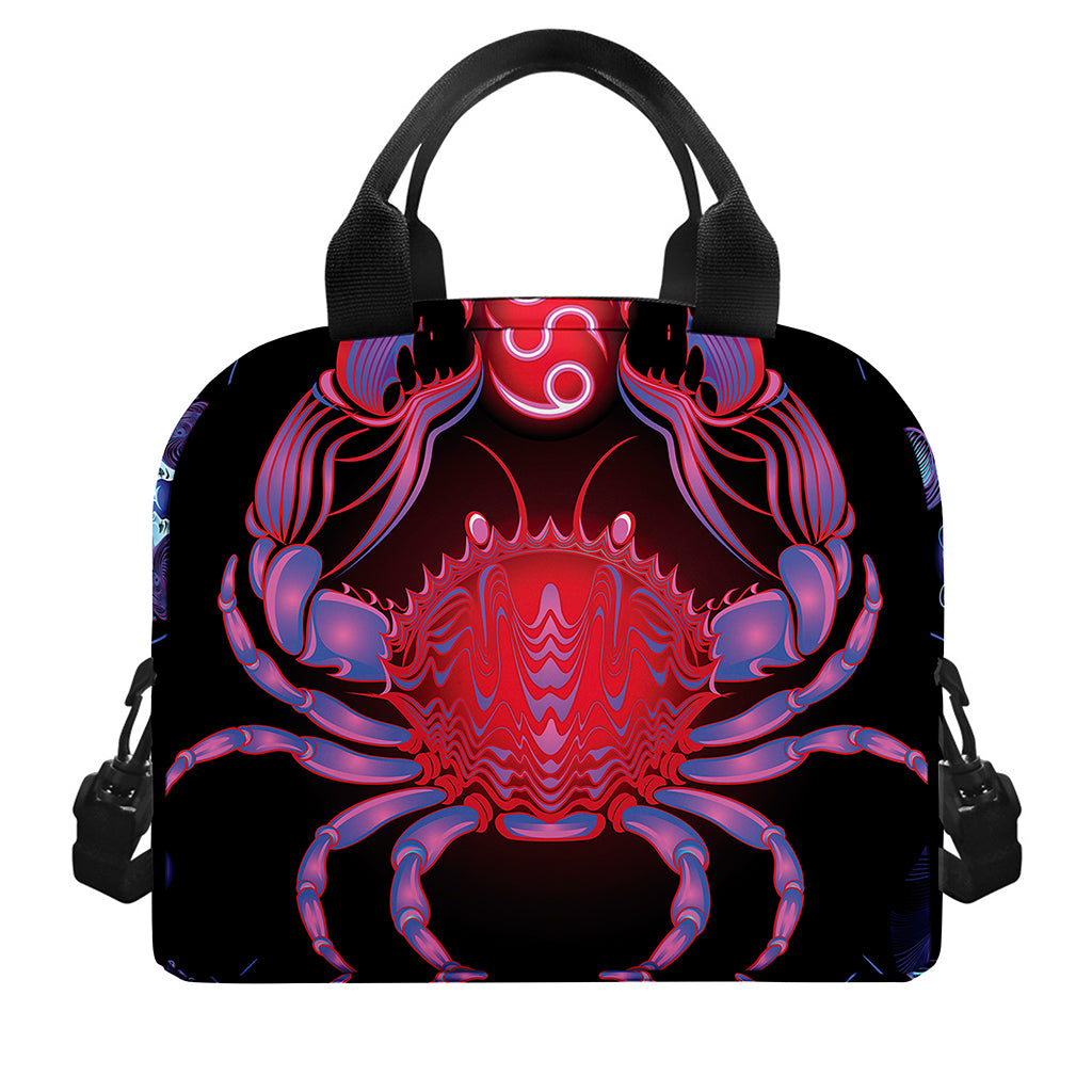 Cancer And Astrological Signs Print Insulated Lunch Bag