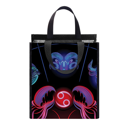 Cancer And Astrological Signs Print Insulated Lunch Tote