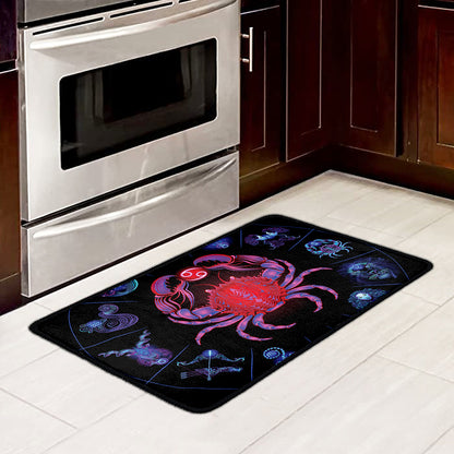 Cancer And Astrological Signs Print Kitchen Mat