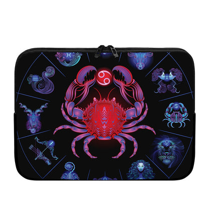 Cancer And Astrological Signs Print Laptop Sleeve