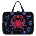 Cancer And Astrological Signs Print Laptop Sleeve With Handle