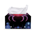 Cancer And Astrological Signs Print Leather Tissue Box Cover