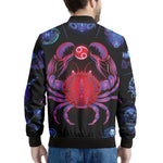 Cancer And Astrological Signs Print Men's Bomber Jacket