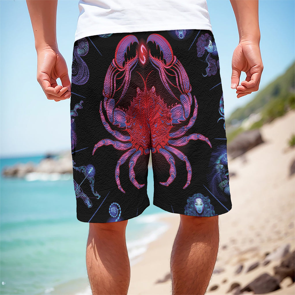 Cancer And Astrological Signs Print Men's Cargo Shorts