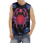 Cancer And Astrological Signs Print Men's Fitness Tank Top