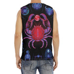 Cancer And Astrological Signs Print Men's Fitness Tank Top