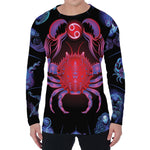 Cancer And Astrological Signs Print Men's Long Sleeve T-Shirt