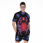 Cancer And Astrological Signs Print Men's Rompers