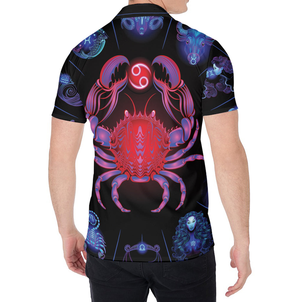 Cancer And Astrological Signs Print Men's Shirt