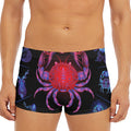 Cancer And Astrological Signs Print Men's Short Boxer Briefs