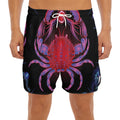 Cancer And Astrological Signs Print Men's Split Running Shorts