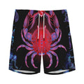 Cancer And Astrological Signs Print Men's Athletic Shorts