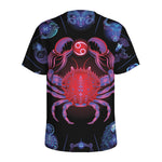Cancer And Astrological Signs Print Men's Sports T-Shirt
