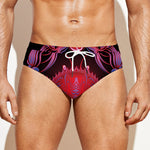 Cancer And Astrological Signs Print Men's Swim Briefs