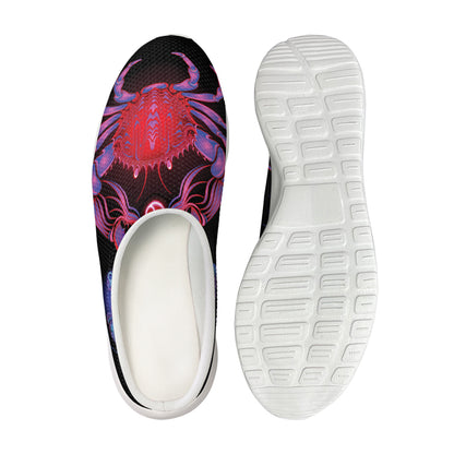 Cancer And Astrological Signs Print Mesh Casual Shoes