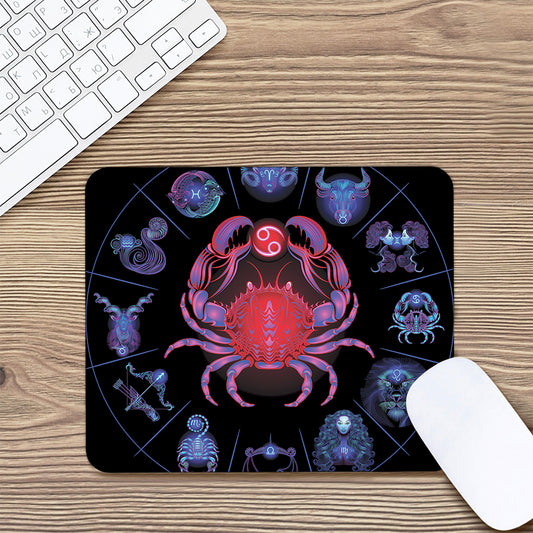 Cancer And Astrological Signs Print Mouse Pad