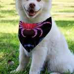 Cancer And Astrological Signs Print Over The Collar Dog Bandana