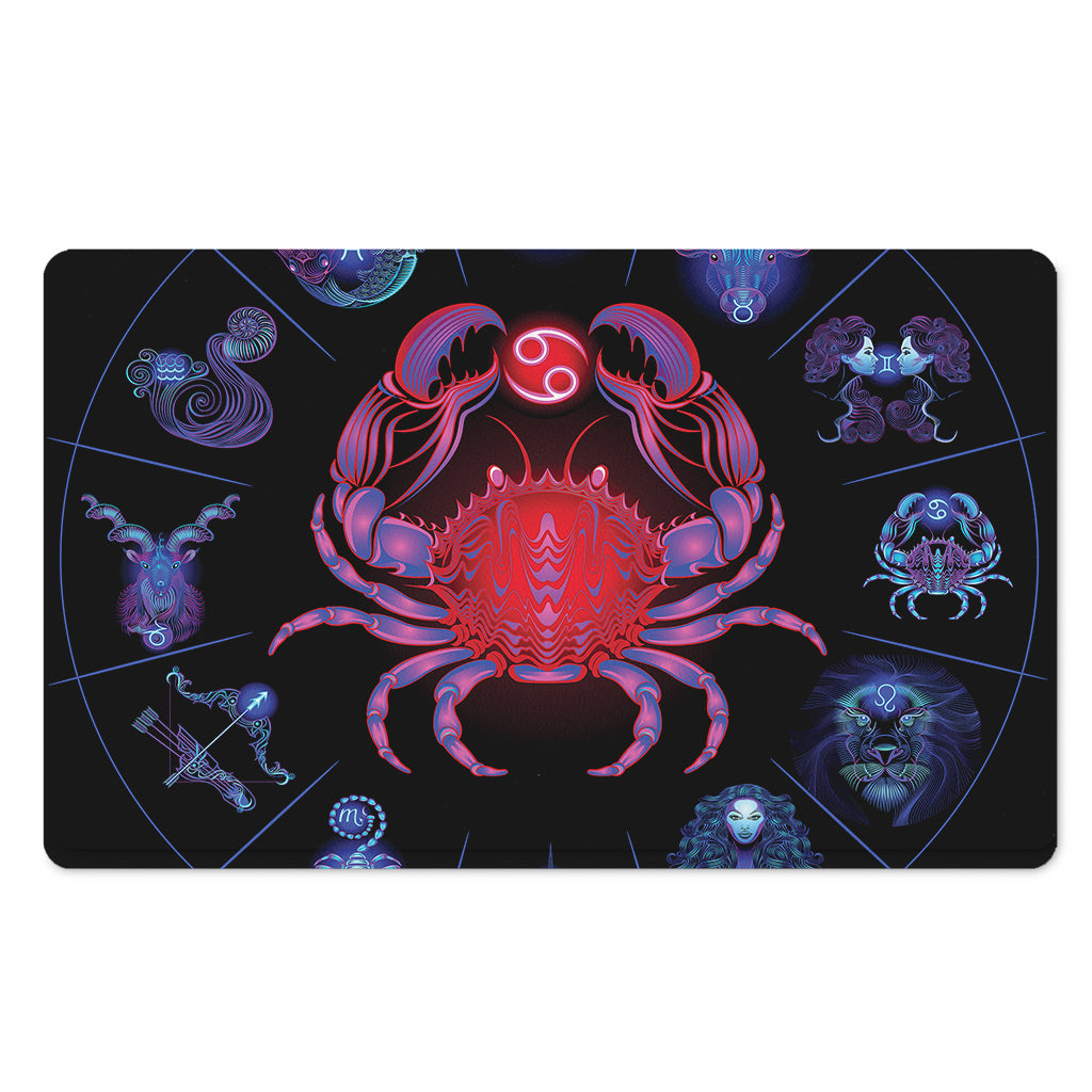 Cancer And Astrological Signs Print Polyester Doormat
