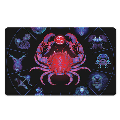 Cancer And Astrological Signs Print Polyester Doormat