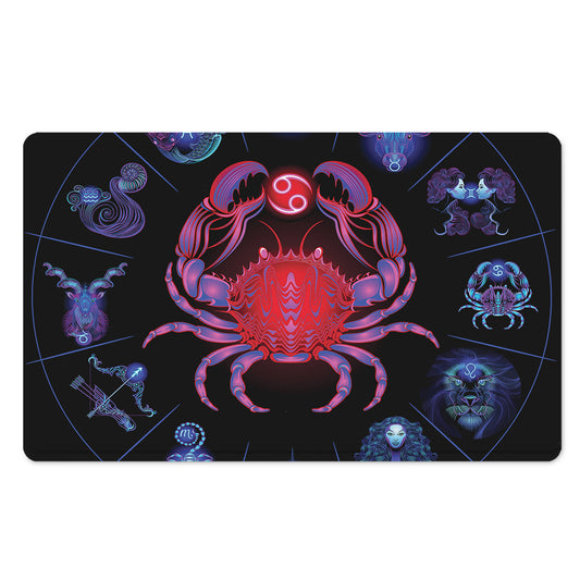 Cancer And Astrological Signs Print Polyester Doormat
