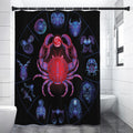Cancer And Astrological Signs Print Premium Shower Curtain