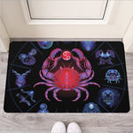 Cancer And Astrological Signs Print Rubber Doormat