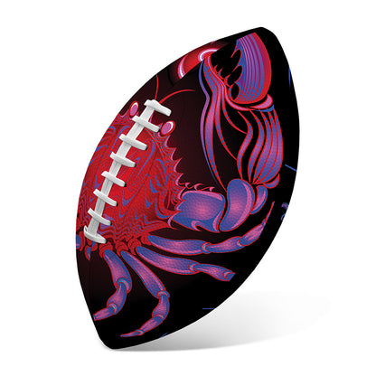 Cancer And Astrological Signs Print Rugby Ball