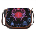 Cancer And Astrological Signs Print Saddle Bag