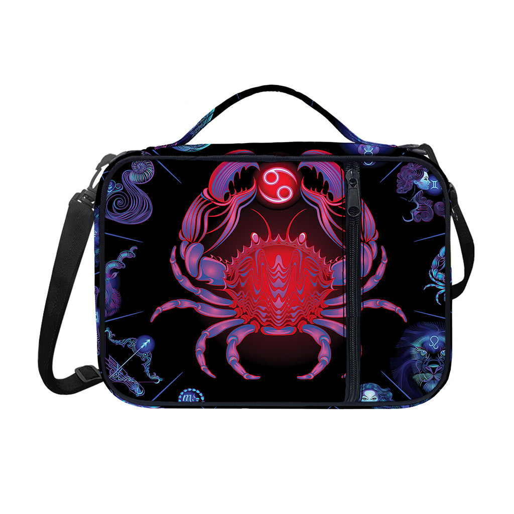 Cancer And Astrological Signs Print Shoulder Strap Bible Bag