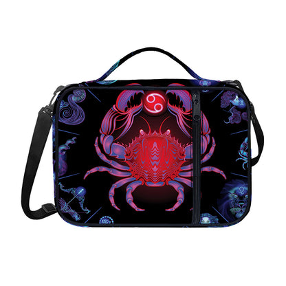 Cancer And Astrological Signs Print Shoulder Strap Bible Bag