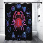 Cancer And Astrological Signs Print Shower Curtain