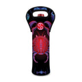 Cancer And Astrological Signs Print Single Neoprene Wine Tote