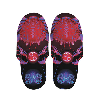 Cancer And Astrological Signs Print Slippers