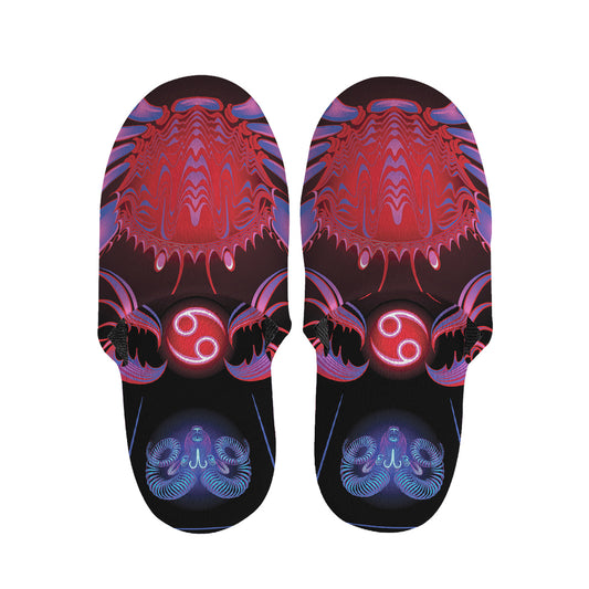 Cancer And Astrological Signs Print Slippers