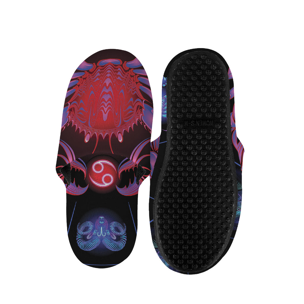 Cancer And Astrological Signs Print Slippers