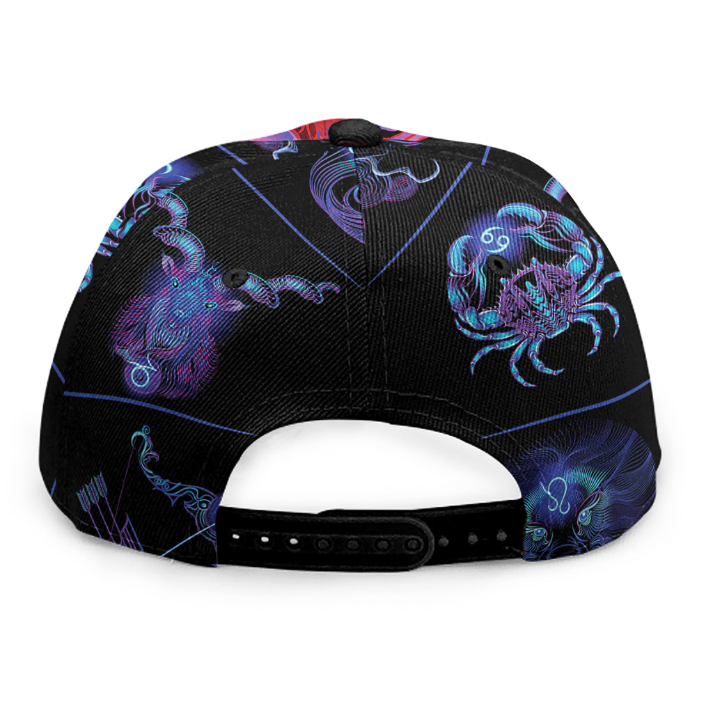 Cancer And Astrological Signs Print Snapback Cap