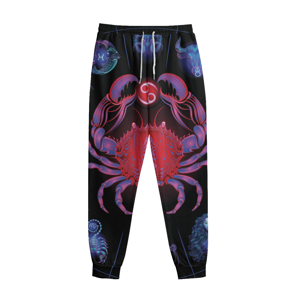 Cancer And Astrological Signs Print Sweatpants