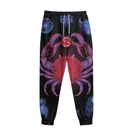 Cancer And Astrological Signs Print Sweatpants
