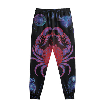Cancer And Astrological Signs Print Sweatpants