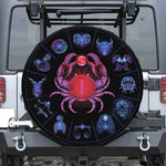 Cancer And Astrological Signs Print Tire Cover