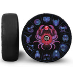 Cancer And Astrological Signs Print Tire Cover With Camera Hole