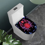 Cancer And Astrological Signs Print Toilet Lid Cover