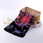 Cancer And Astrological Signs Print Towel