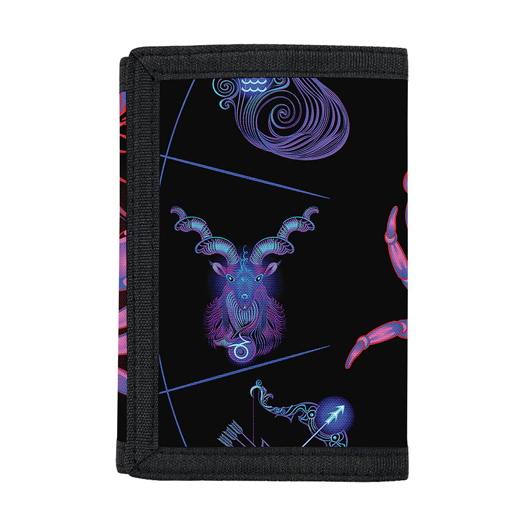 Cancer And Astrological Signs Print Trifold Wallet