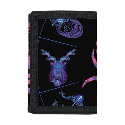 Cancer And Astrological Signs Print Trifold Wallet