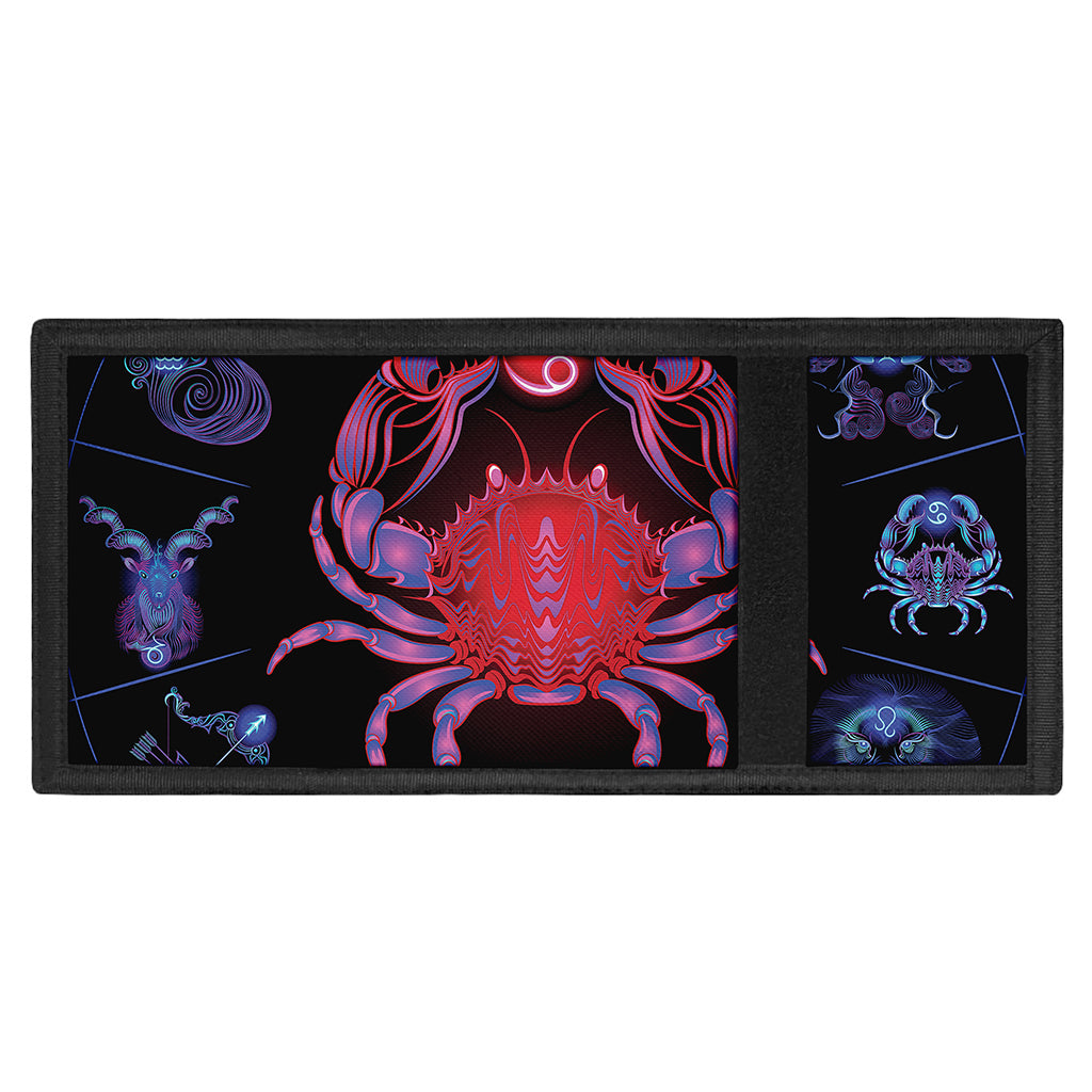 Cancer And Astrological Signs Print Trifold Wallet