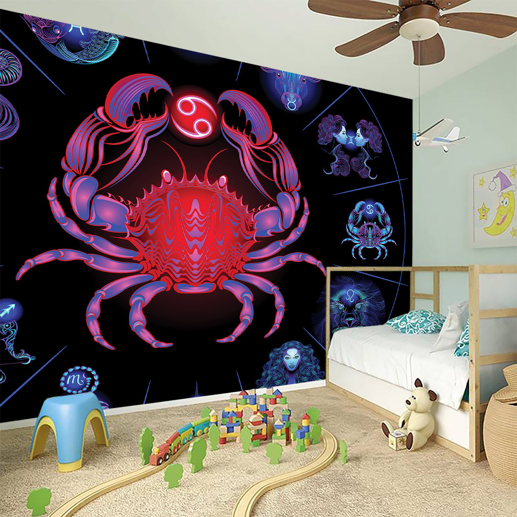 Cancer And Astrological Signs Print Wall Sticker