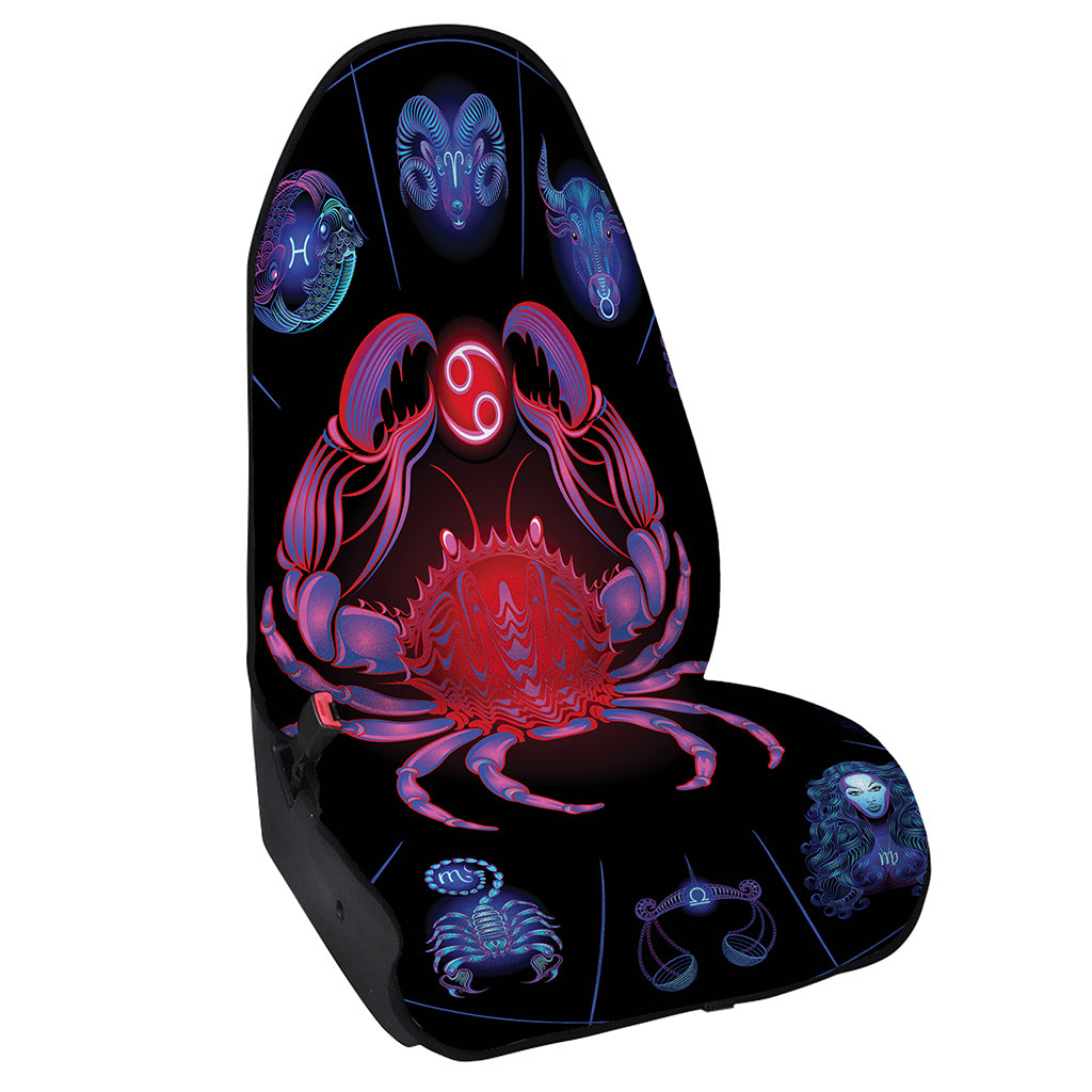 Cancer And Astrological Signs Print Waterproof Car Seat Cover