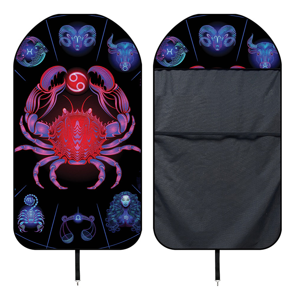 Cancer And Astrological Signs Print Waterproof Car Seat Cover