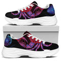Cancer And Astrological Signs Print White Chunky Shoes